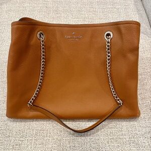 Kate Spade Tan Leather Shoulder Bag